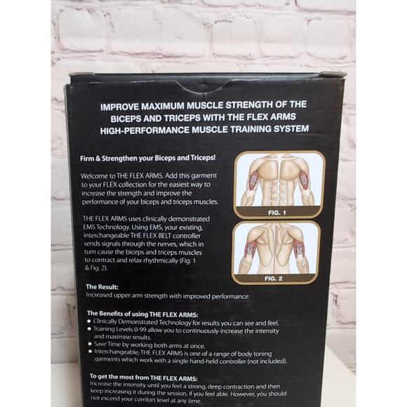 The Flex Belt BMR Abdominal Exercise Ab Toner/Conditioner AND The Flex Arms New - Picture 8 of 11